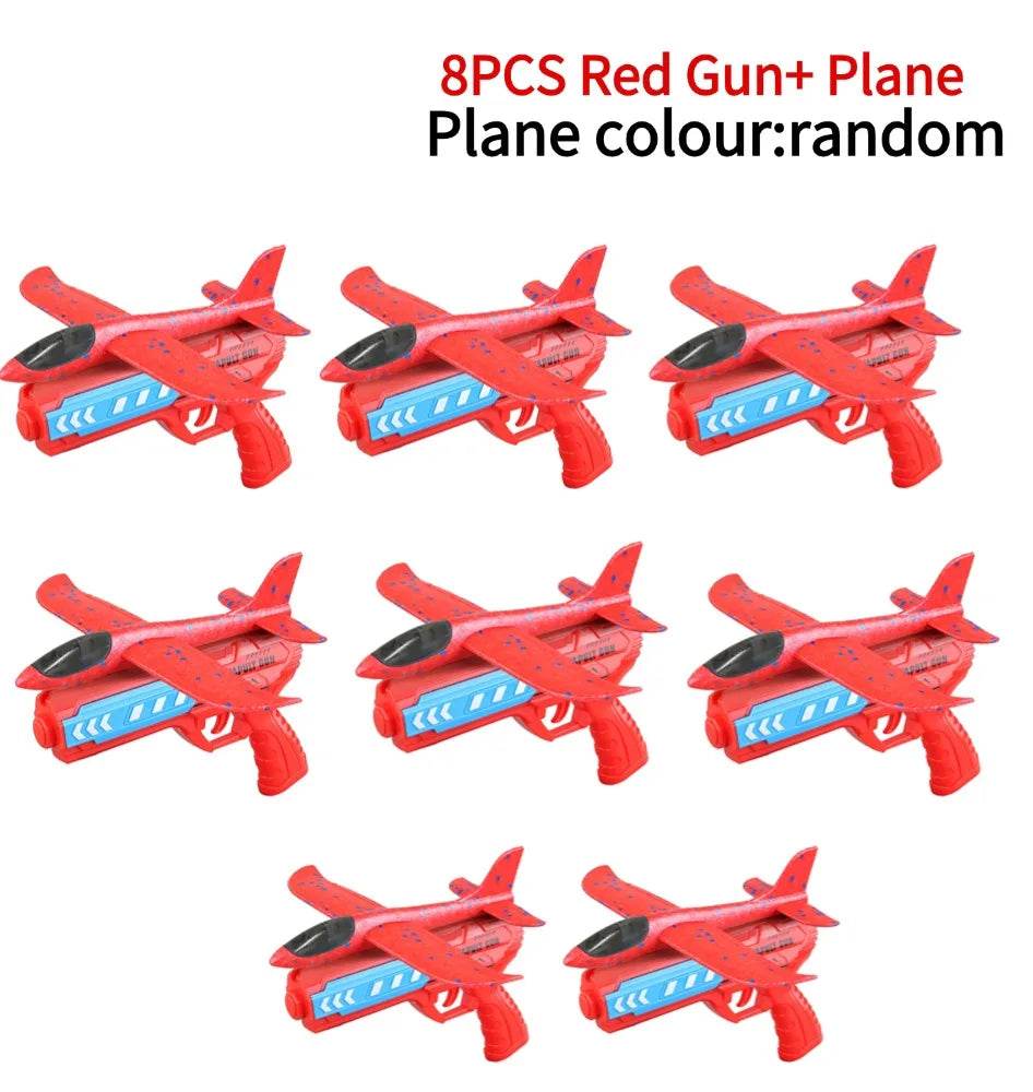 Airplane Launcher Toys Outdoor Sports Flying Toys Foam Catapult Plane Birthday Gifts for Boys Girls - ToylandEU