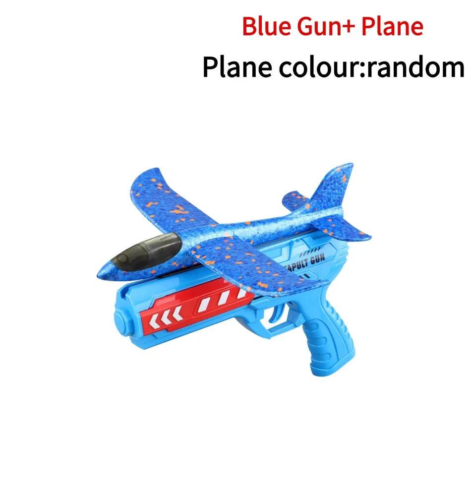 Airplane Launcher Toys Outdoor Sports Flying Toys Foam Catapult Plane Birthday Gifts for Boys Girls - ToylandEU