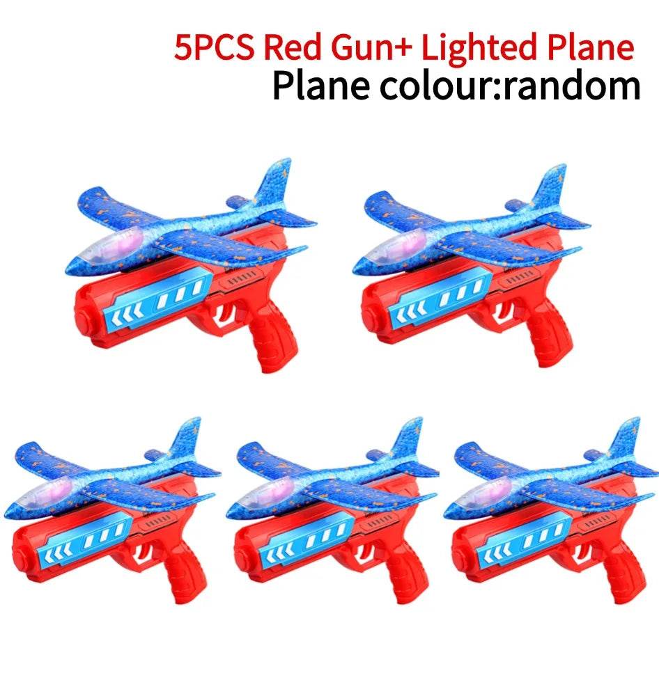 Airplane Launcher Toys Outdoor Sports Flying Toys Foam Catapult Plane Birthday Gifts for Boys Girls - ToylandEU
