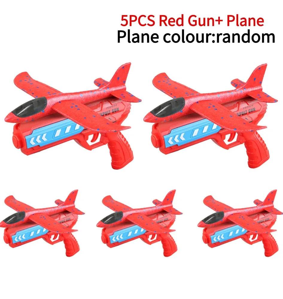 Airplane Launcher Toys Outdoor Sports Flying Toys Foam Catapult Plane Birthday Gifts for Boys Girls - ToylandEU