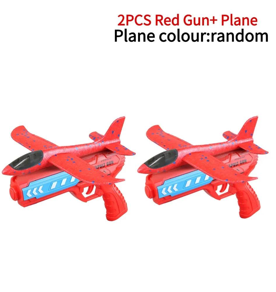 Airplane Launcher Toys Outdoor Sports Flying Toys Foam Catapult Plane Birthday Gifts for Boys Girls - ToylandEU