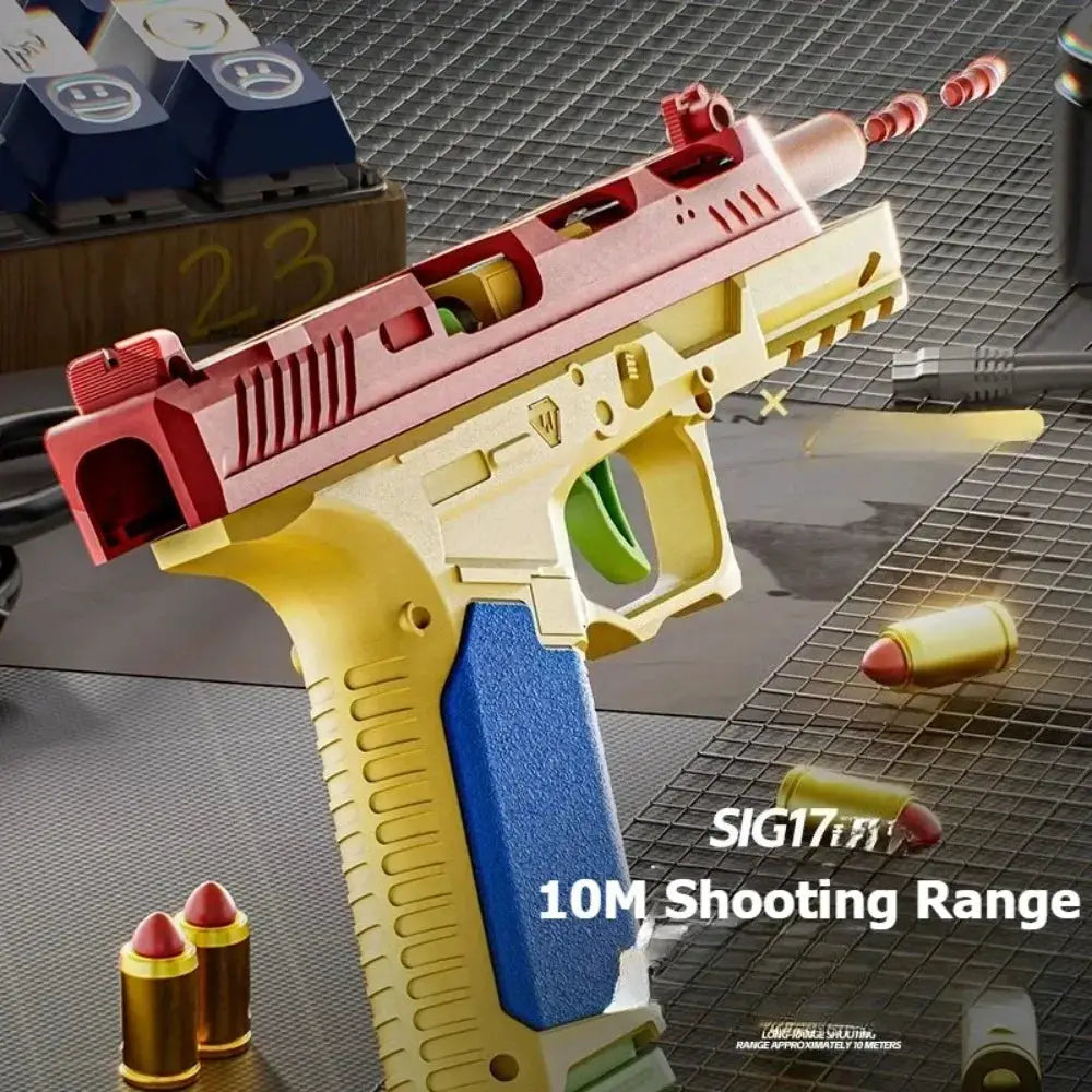 Airsoft Blowback Toy Pistol Gun for Outdoor Play and Training - ToylandEU