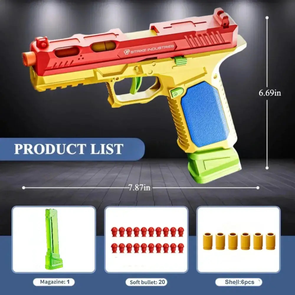 Airsoft Blowback Toy Pistol Gun for Outdoor Play and Training - ToylandEU