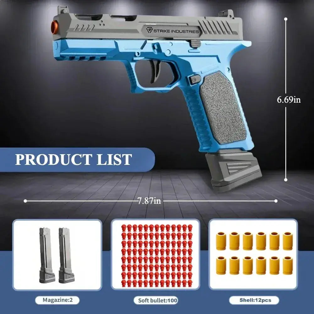 Airsoft Blowback Toy Pistol Gun for Outdoor Play and Training - ToylandEU