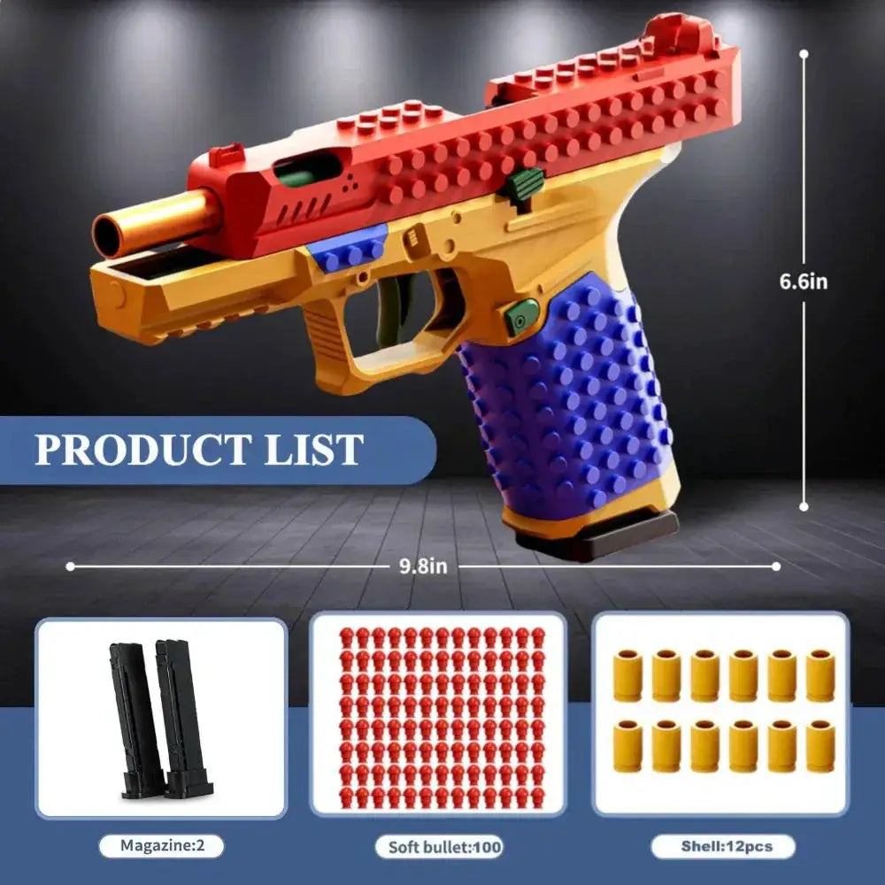 Airsoft Blowback Toy Pistol Gun for Outdoor Play and Training - ToylandEU