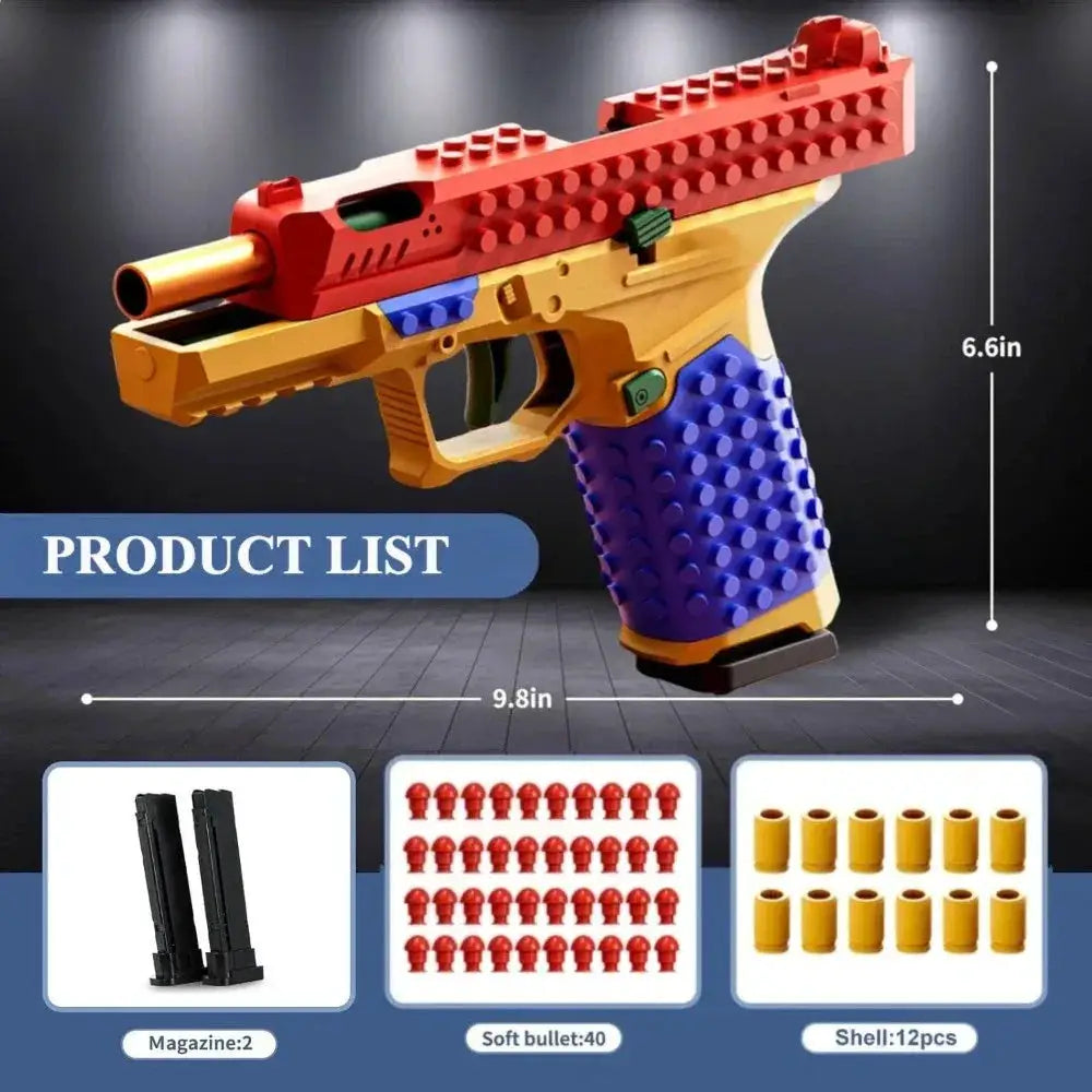 Airsoft Blowback Toy Pistol Gun for Outdoor Play and Training - ToylandEU