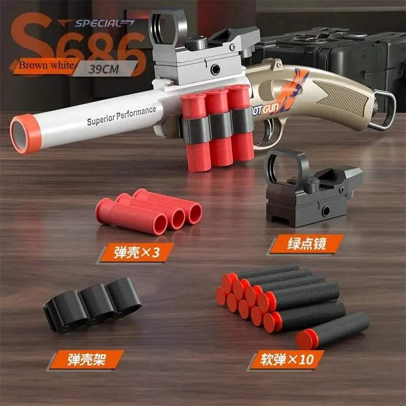 Airsoft Launcher Toy Gun With Soft Bullets For Outdoor Fun - ToylandEU