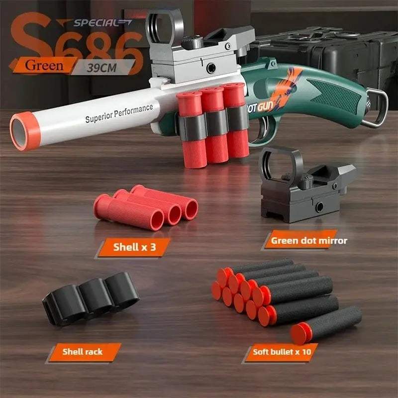 Airsoft Launcher Toy Gun With Soft Bullets For Outdoor Fun - ToylandEU