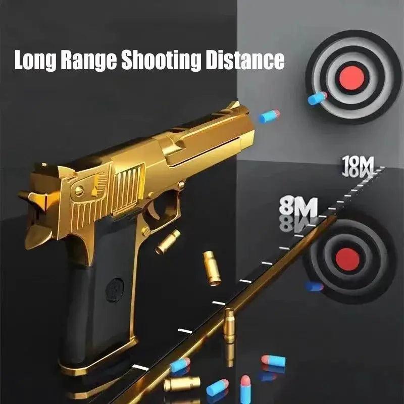 Desert Eagle Toy Gun Airsoft Pistol Safe Foam Bullets -  ToylandEU™