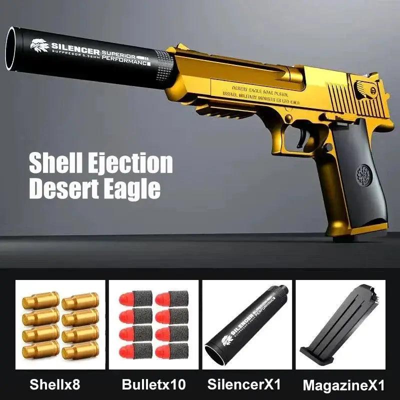  Desert Eagle Toy Gun Airsoft Pistol Safe Foam Bullets -  ToylandEU™