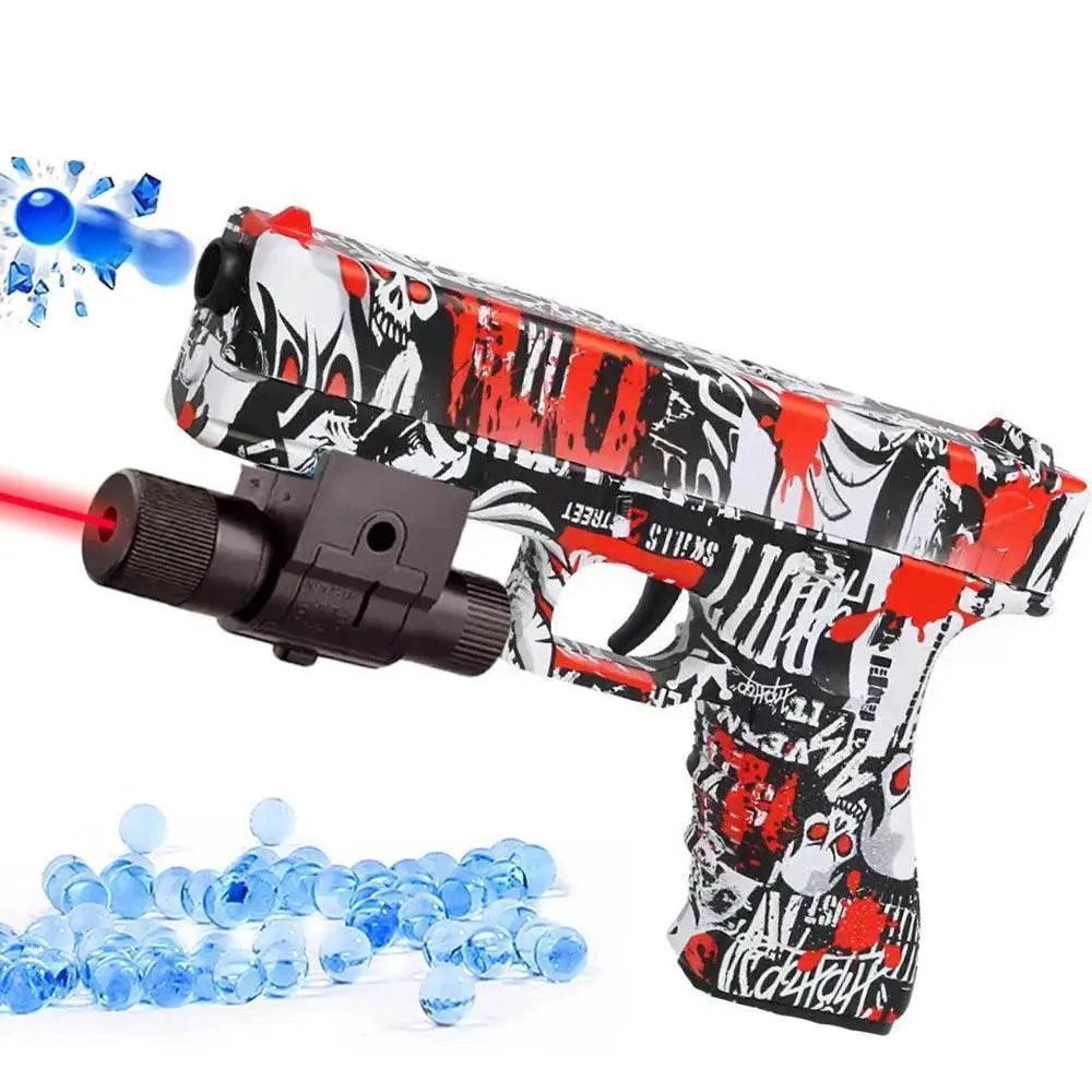  Manual G17 Gel Toy Gun With Laser Soft Bullet Airsoft Pistol -  ToylandEU™