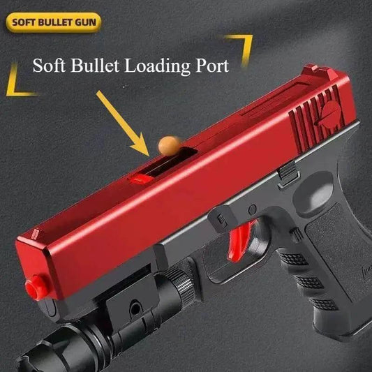 Manual G17 Gel Toy Gun With Laser Soft Bullet Airsoft Pistol -  ToylandEU™