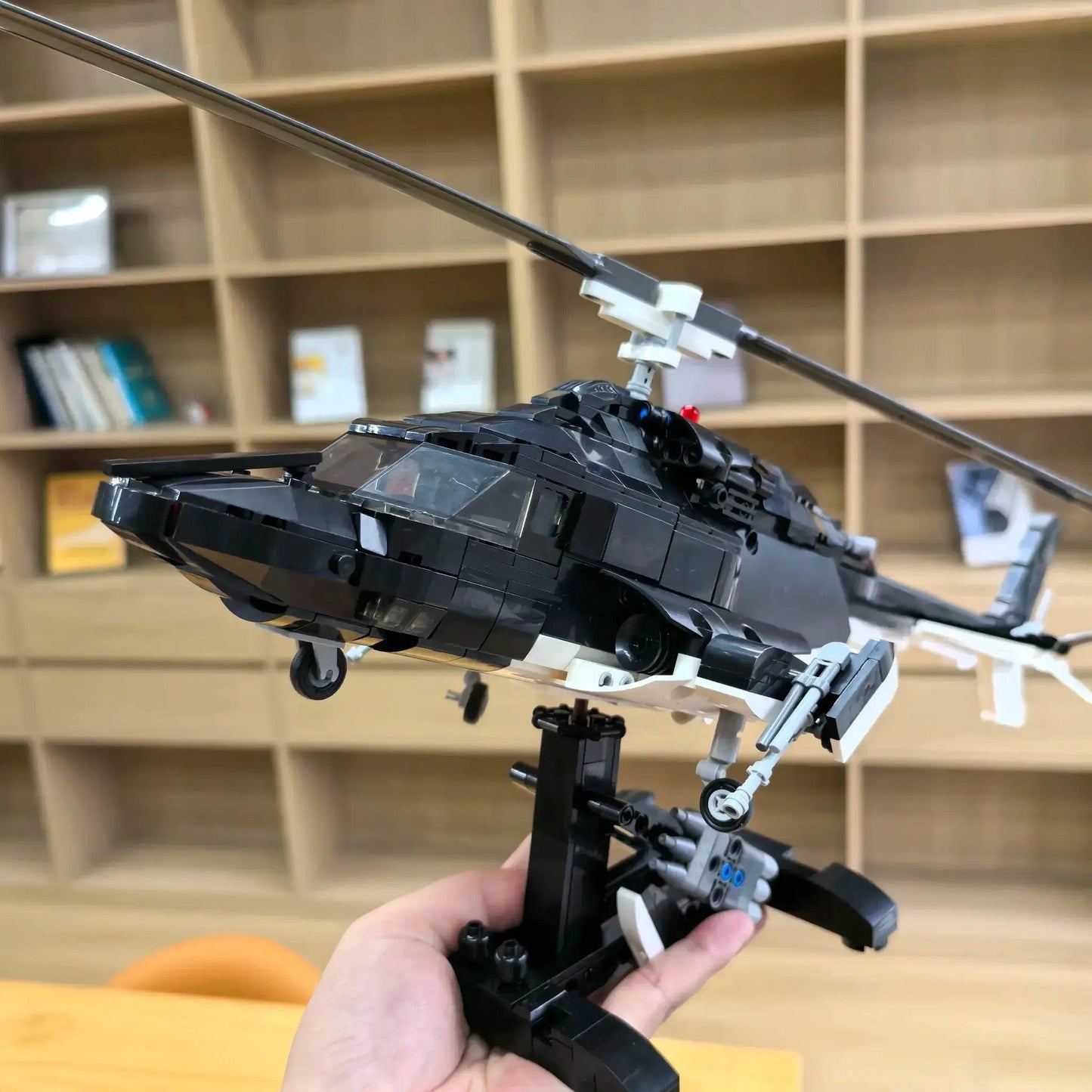  Airwolf Bell 222 Helicopter Lego Compatible Blocks DIY -  ToylandEU™
