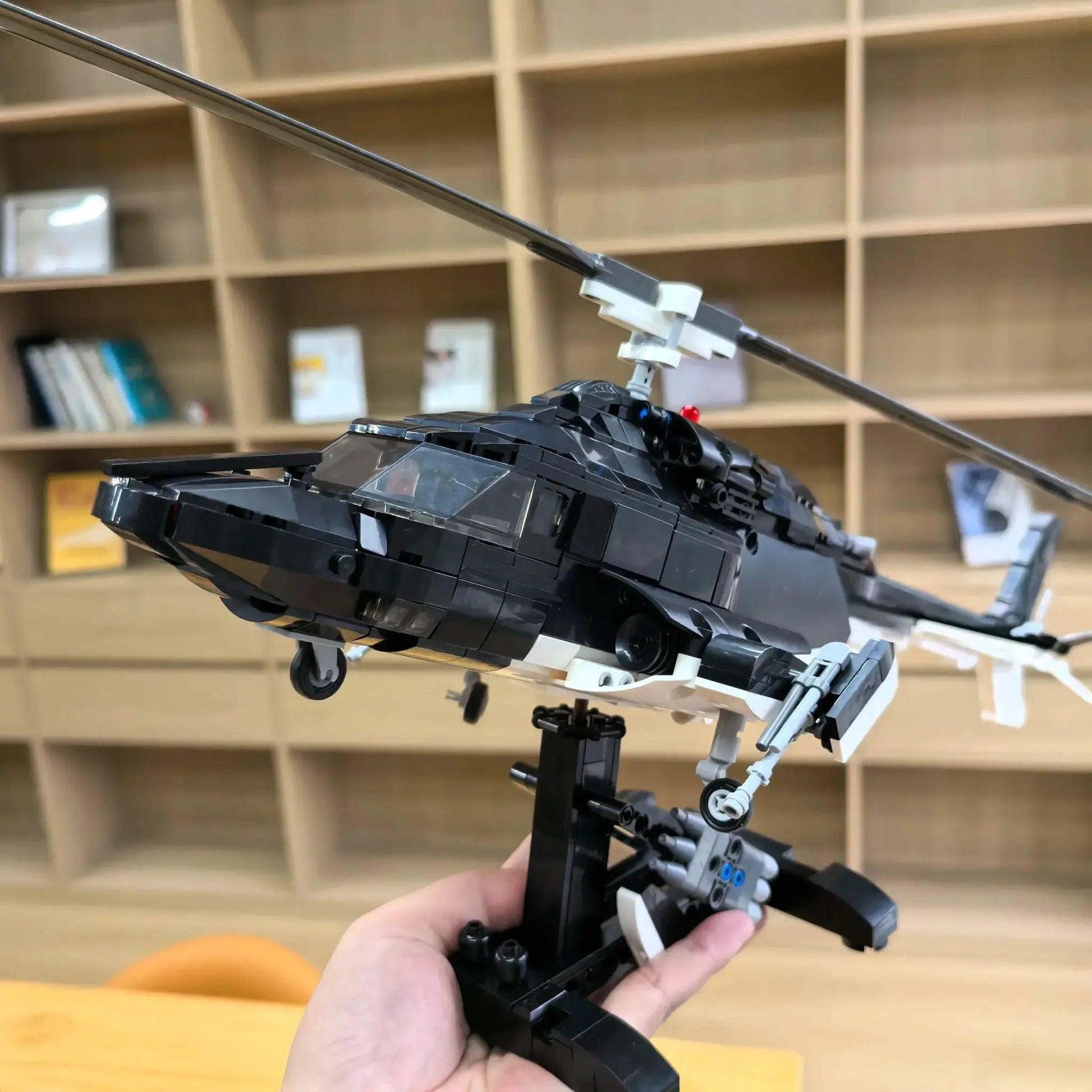  Airwolf Bell 222 Helicopter Lego Compatible Blocks DIY -  ToylandEU™