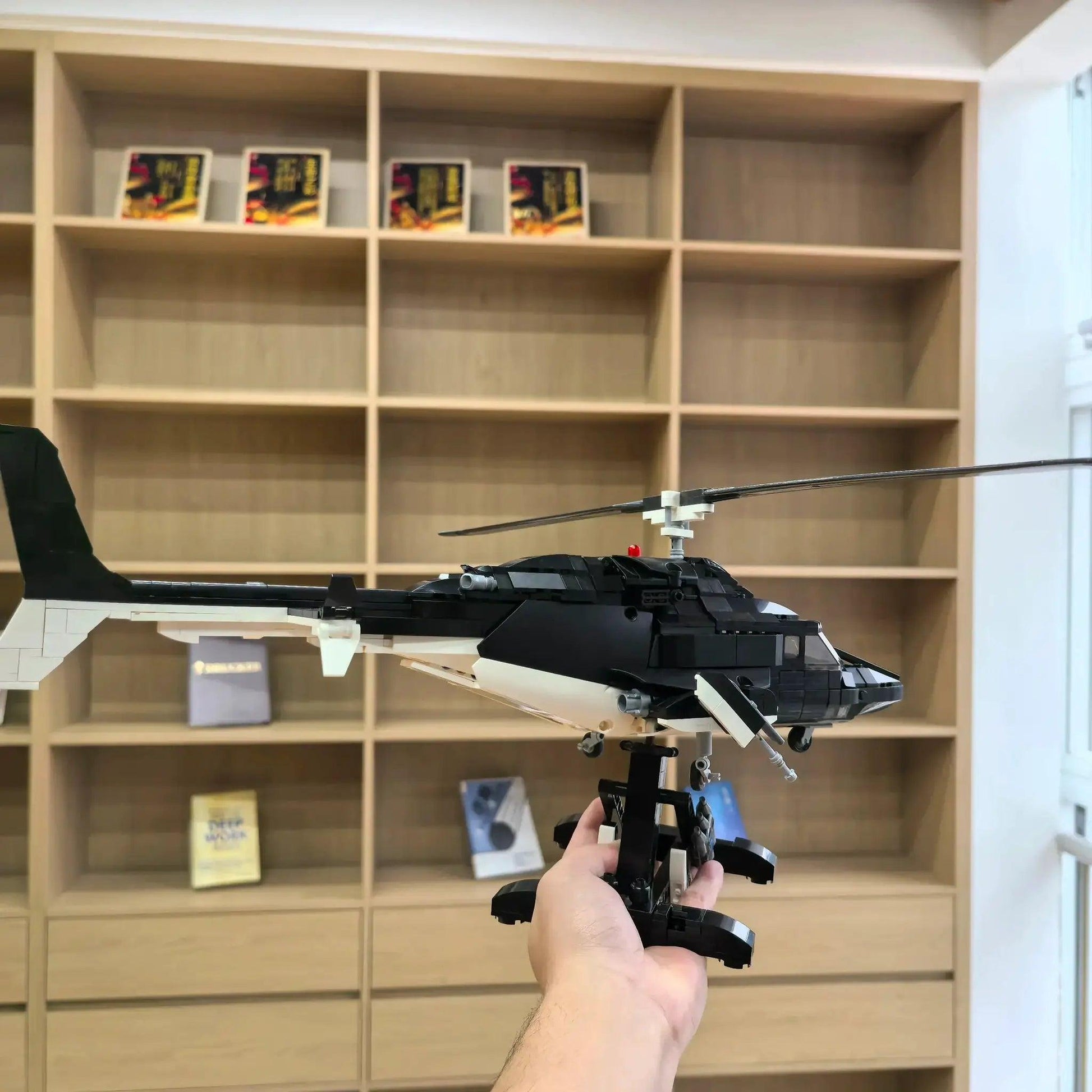  Airwolf Bell 222 Helicopter Lego Compatible Blocks DIY -  ToylandEU™