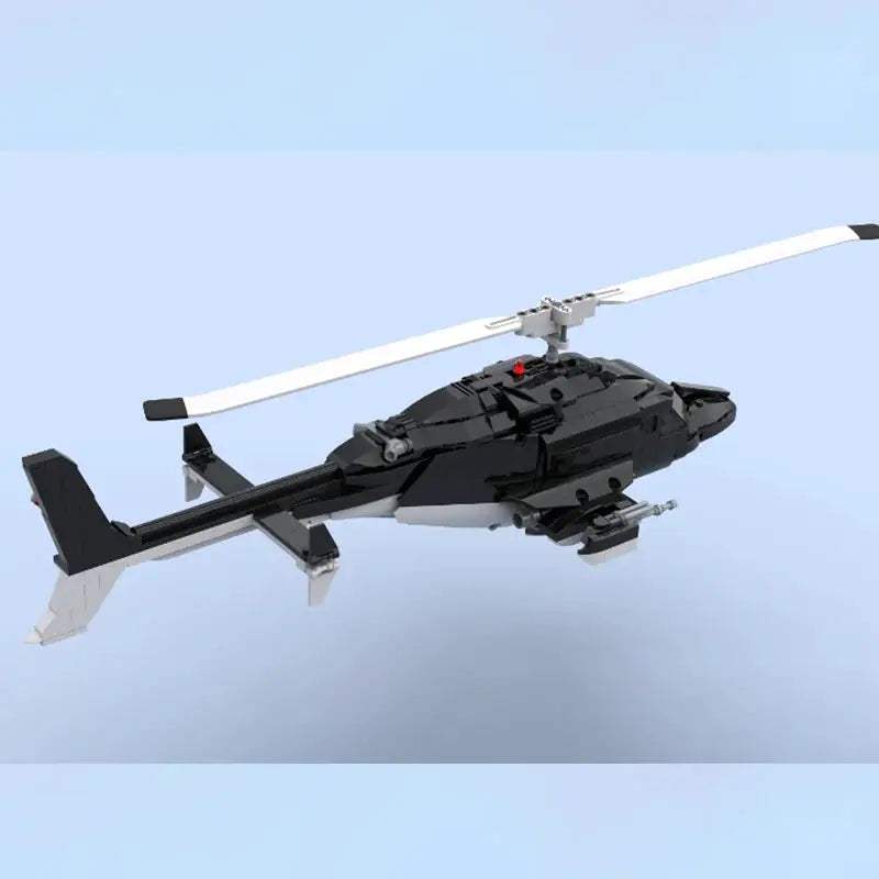  Airwolf Bell 222 MOC Building Blocks Helicopter Kit -  ToylandEU™