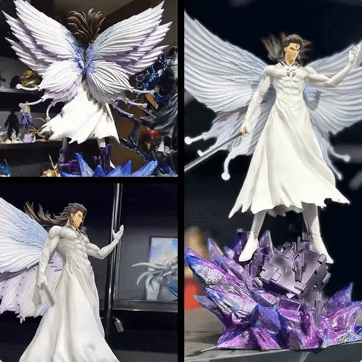 Aizen Sousuke Butterfly Hollowfication Anime Figure Bleach Anime Figurines Statue Collection 31 cm - ToylandEU