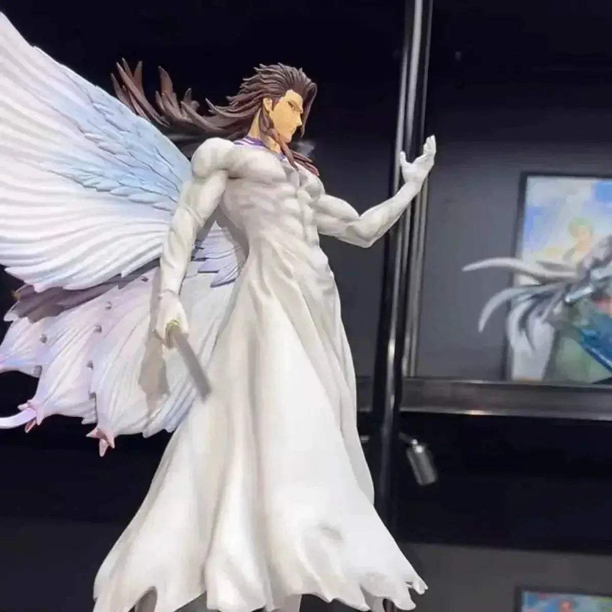 Aizen Sousuke Butterfly Hollowfication Anime Figure Bleach Anime Figurines Statue Collection 31 cm - ToylandEU