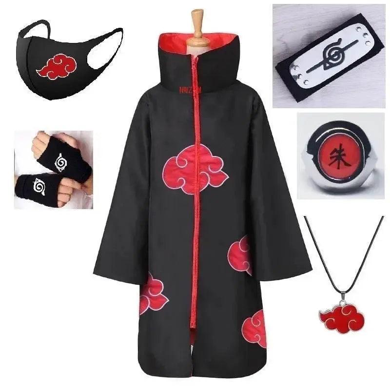  Premium Akatsuki Cloak Costume 5 Piece Set Toyland EU -  ToylandEU™
