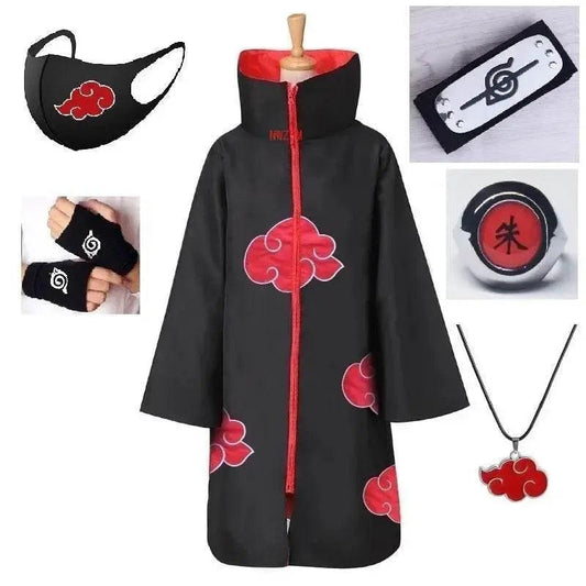  Premium Akatsuki Cloak Costume 5 Piece Set Toyland EU -  ToylandEU™