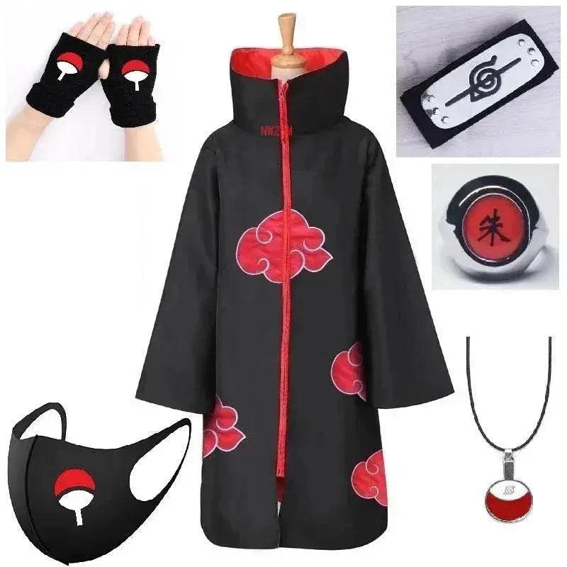  Premium Akatsuki Cloak Costume 5 Piece Set Toyland EU -  ToylandEU™