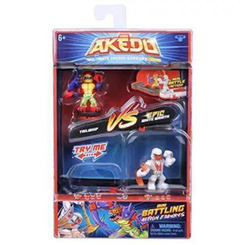 Akedo Arcade Warriors Mini Battling Action Figures Collectible Battle Ready - ToylandEU