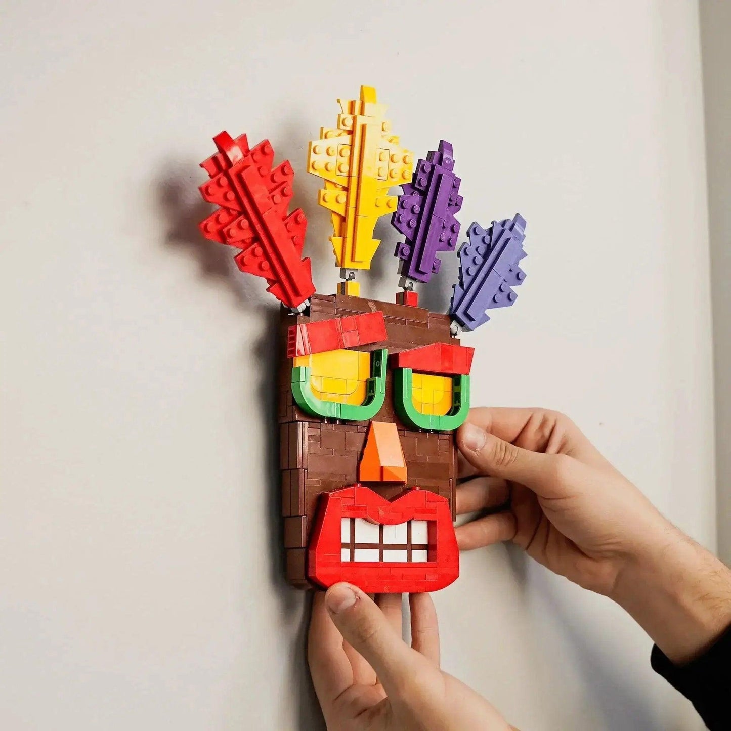  Aku Aku Mask Life Sized With LEGO Display Stand -  ToylandEU™