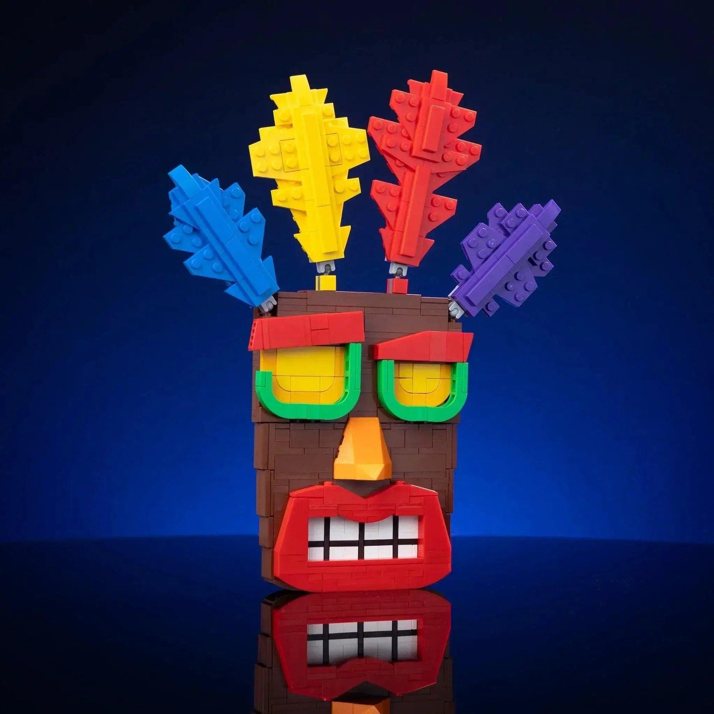  Aku Aku Mask Life Sized With LEGO Display Stand -  ToylandEU™