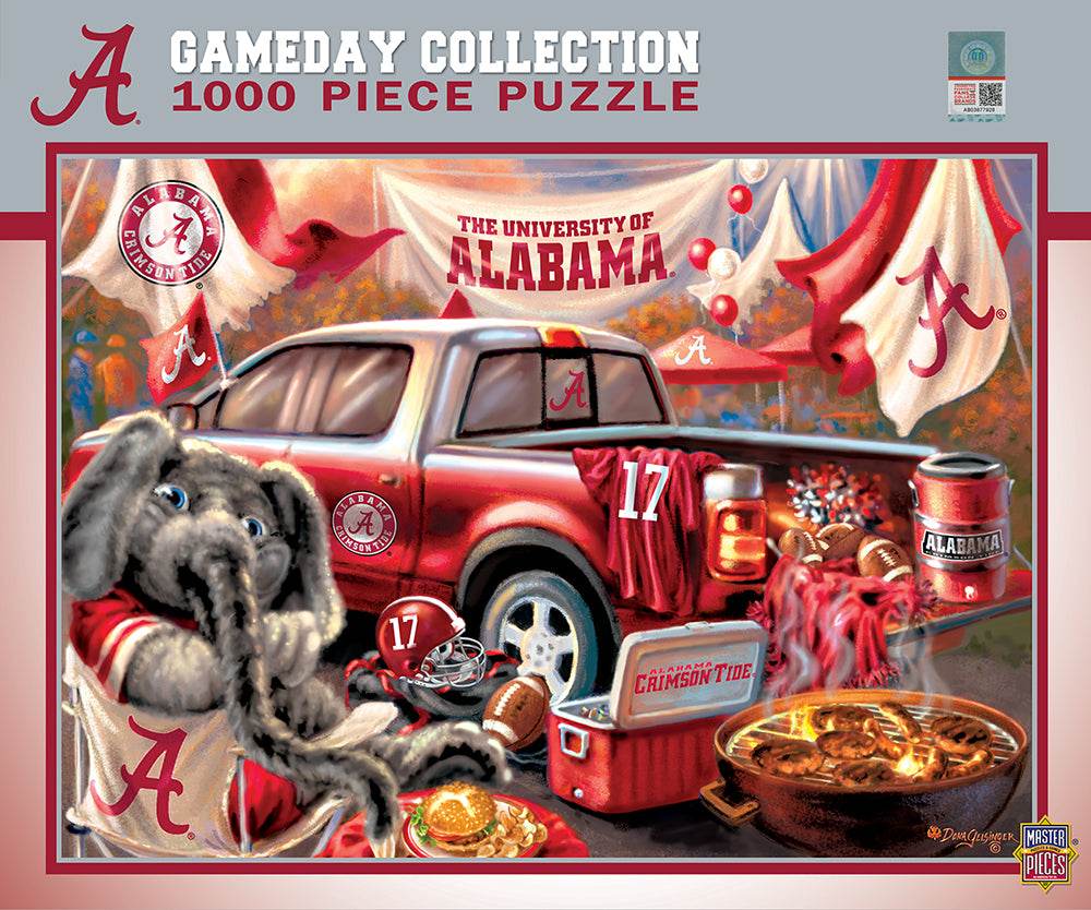 Alabama Crimson Tide 1000 Piece Gameday Puzzle Design - ToylandEU