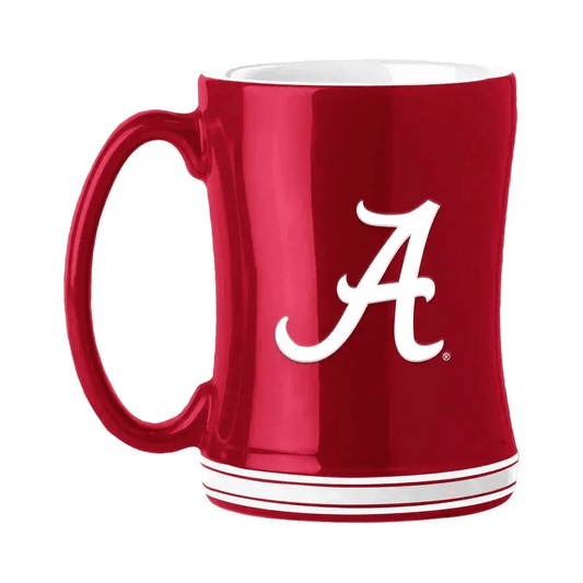  Alabama Crimson Tide 14 Ounce Sculpted Relief Coffee Mug -  ToylandEU™