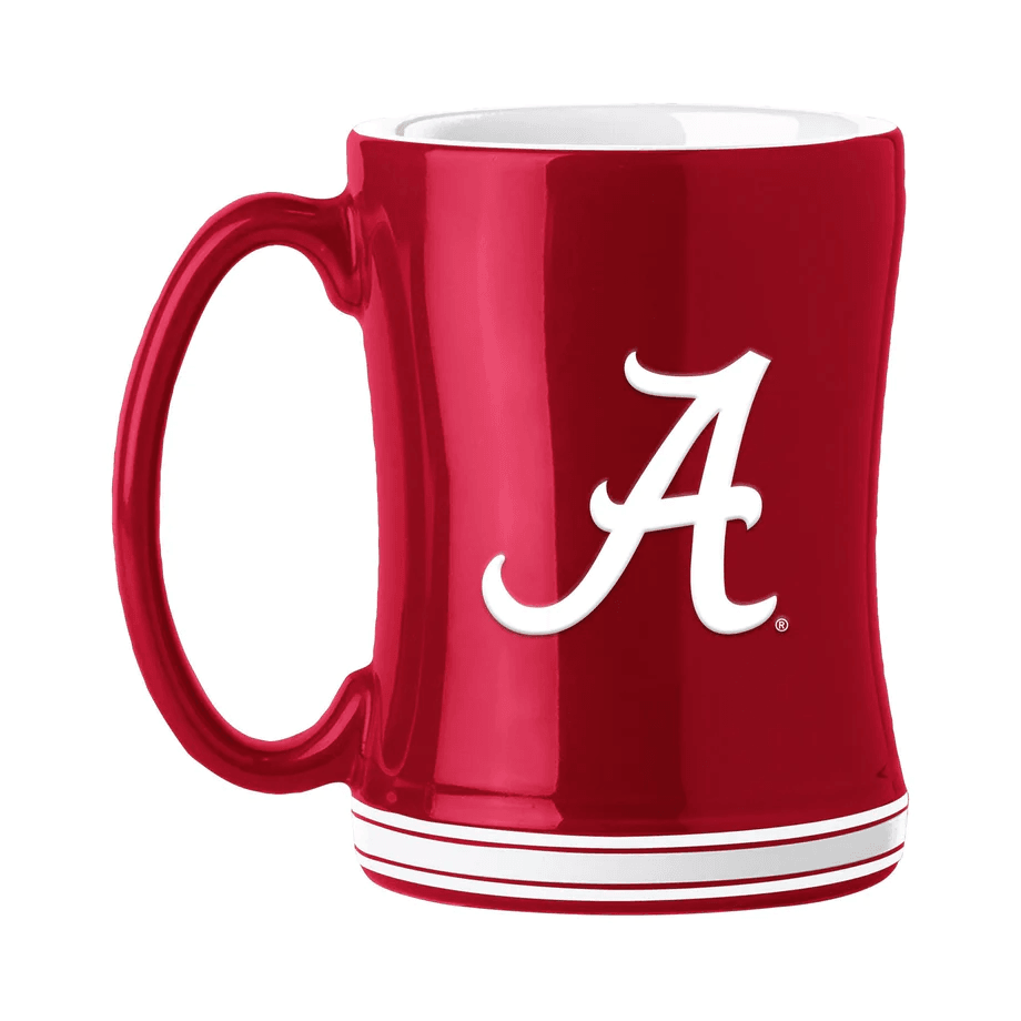 Alabama Crimson Tide 14 Ounce Sculpted Relief Coffee Mug - ToylandEU