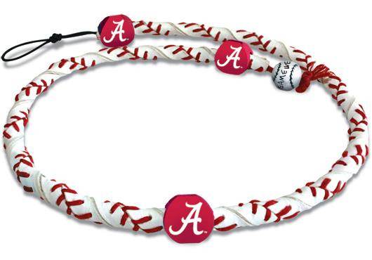 Alabama Crimson Tide A Logo Frozen Rope Baseball Necklace - ToylandEU