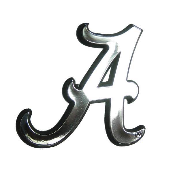 Alabama Crimson Tide Auto Emblem - Silver - ToylandEU