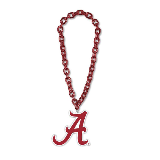Alabama Crimson Tide Big Fan Chain Necklace 38 Inch - ToylandEU