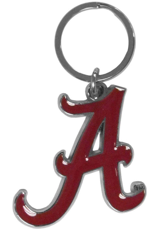 Alabama Crimson Tide Chrome Logo Cut Keychain - ToylandEU