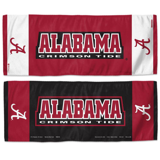 Alabama Crimson Tide Cooling Towel 12x30 Inches Polyester - ToylandEU