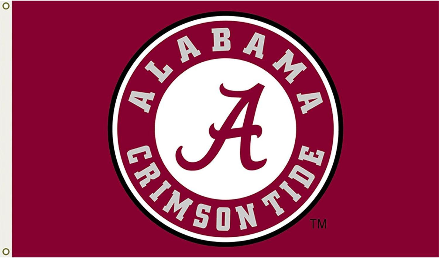 Alabama Crimson Tide Flag 3x5 Circle A Design Durable - ToylandEU
