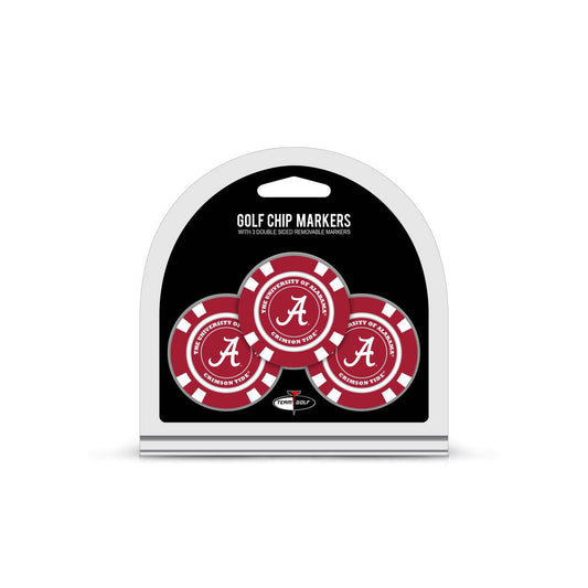 Alabama Crimson Tide Golf Chip With Marker Set 3 Pack - ToylandEU