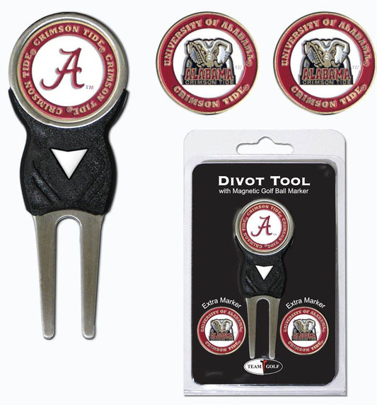 Alabama Crimson Tide Golf Divot Tool With 3 Markers - ToylandEU