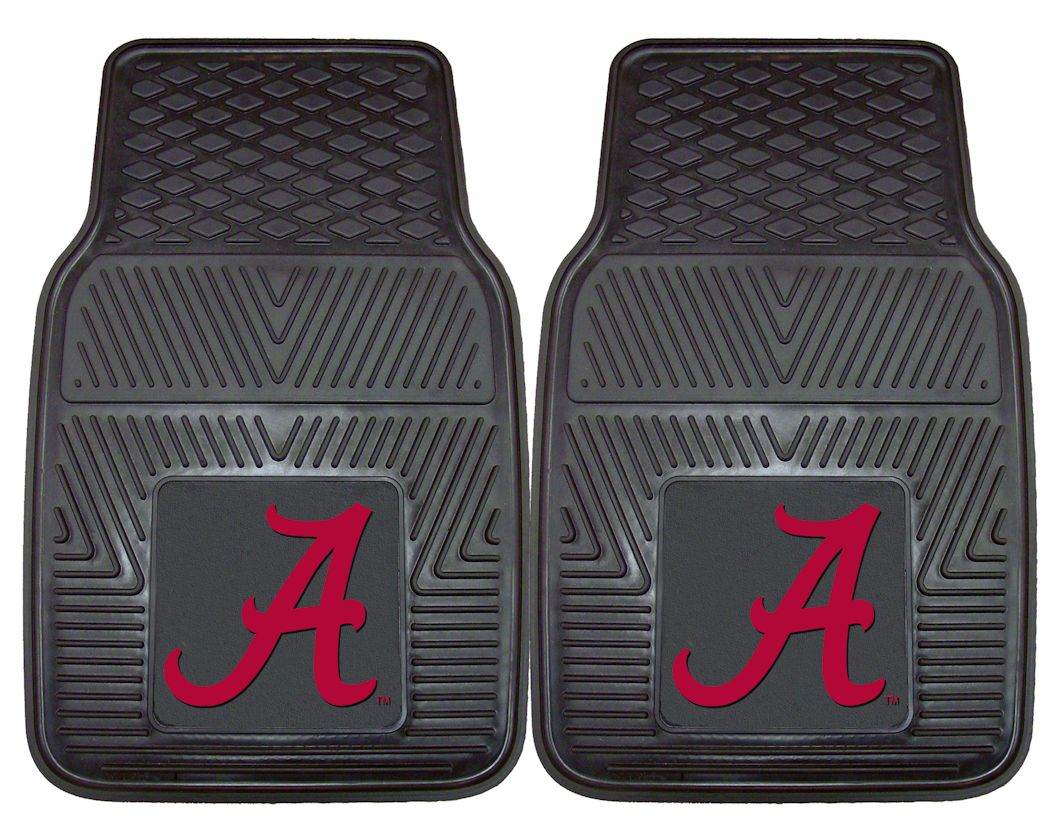 Alabama Crimson Tide Heavy Duty 2-Piece Vinyl Car Mats - ToylandEU