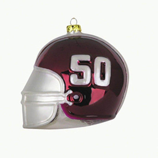 Alabama Crimson Tide Helmet Ornament Glass 3 Inch Decor - ToylandEU