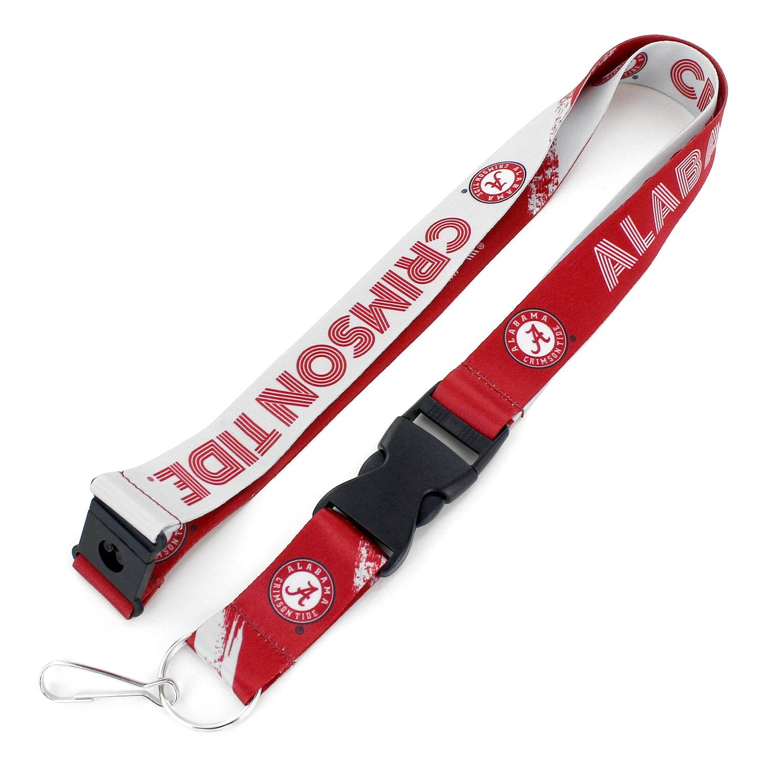 Alabama Crimson Tide Lanyard Crossfade Breakaway Keyring - ToylandEU