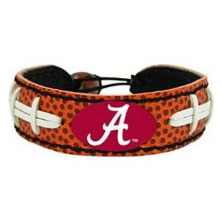 Alabama Crimson Tide Leather Bracelet With Ceramic Bead - ToylandEU