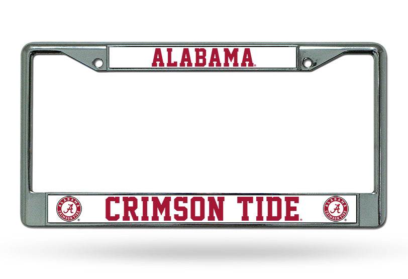 Alabama Crimson Tide License Plate Frame Chrome - ToylandEU