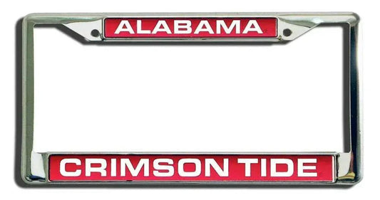  Alabama Crimson Tide License Plate Frame Laser Cut Chrome -  ToylandEU™