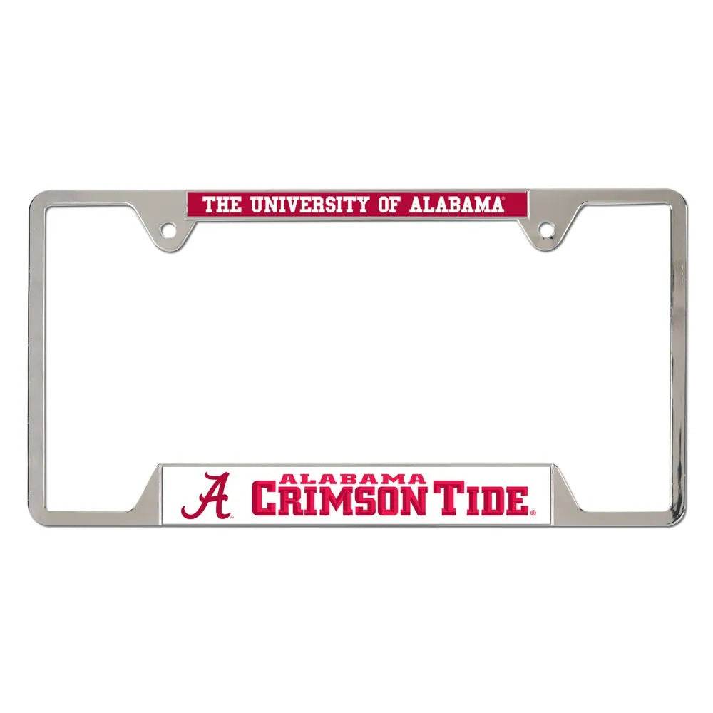 Alabama Crimson Tide Metal License Plate Frame Custom Order - ToylandEU