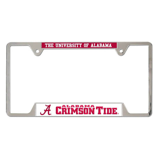 Alabama Crimson Tide Metal License Plate Frame Custom Order - ToylandEU