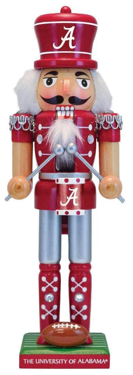  Alabama Crimson Tide Nutcracker Hand Crafted Solid Wood -  ToylandEU™