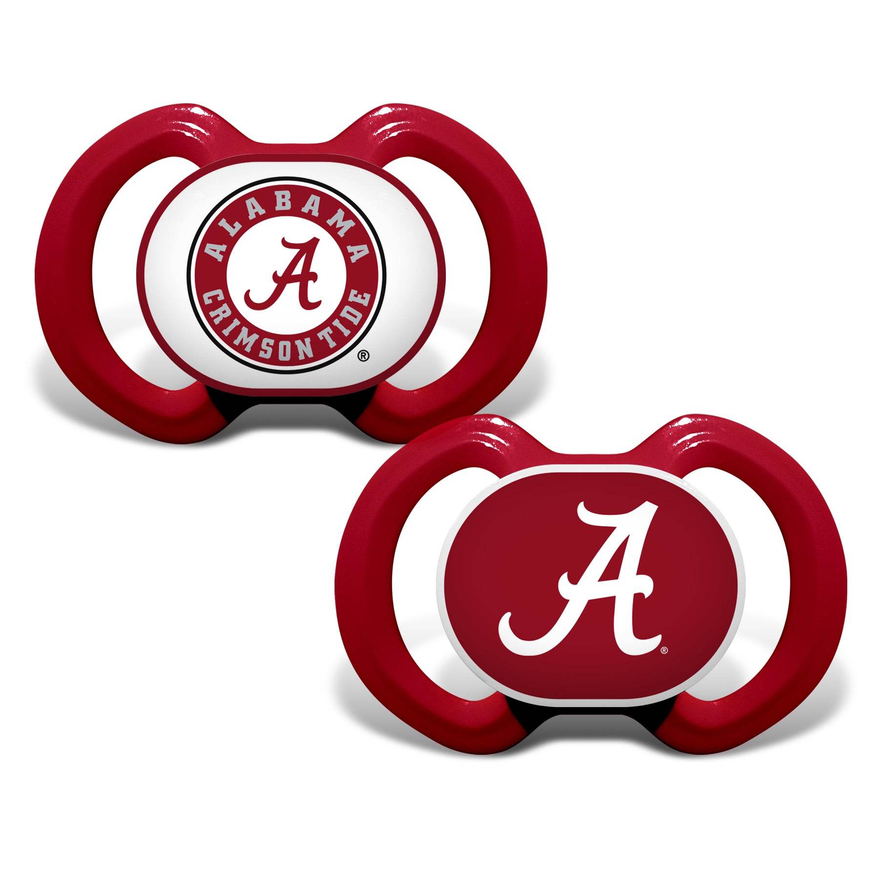 Alabama Crimson Tide Pacifier 2 Pack Alternate Team Gear - ToylandEU