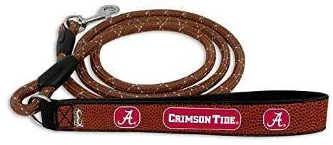 Alabama Crimson Tide Pet Leash Leather Frozen Rope Baseball - ToylandEU